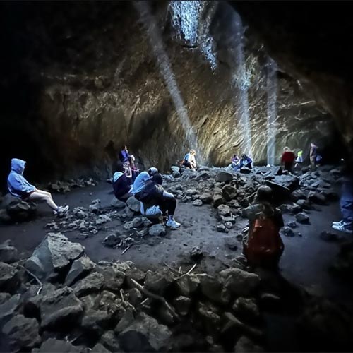 Experiential learning through spelunking